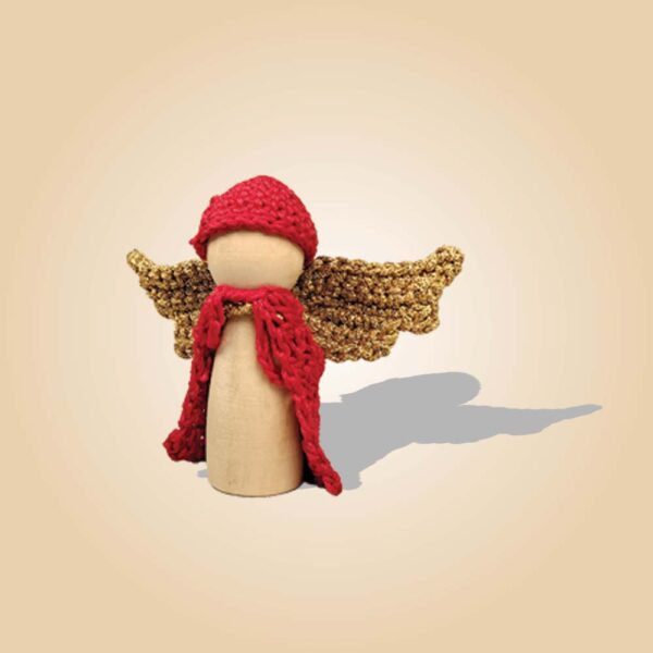 Winged Fairy Peg Doll - Image 5