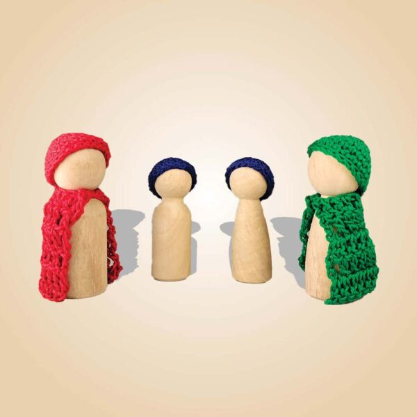 Peg Dolls Set